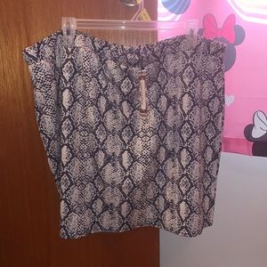 Brand new mini skirt from boohoo size us 22